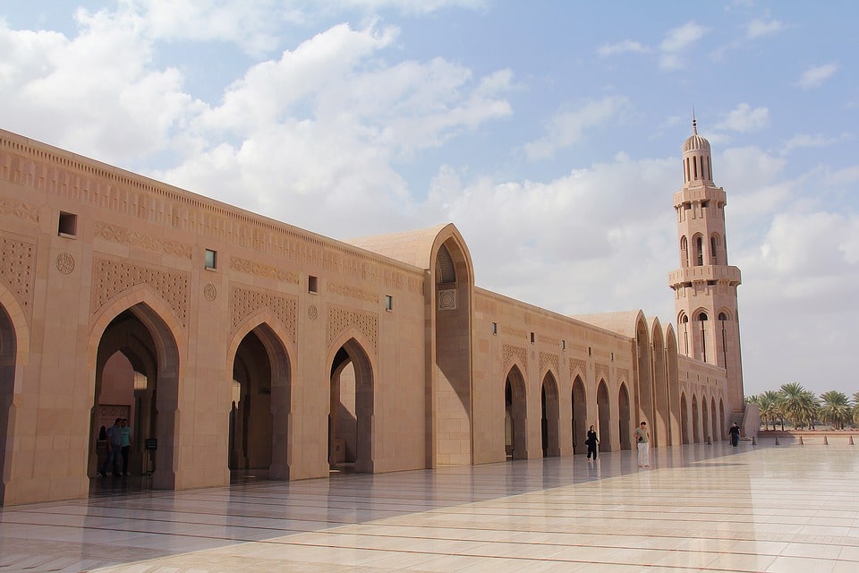 نمای بیرونی مسجد سلطان قابوس عمان