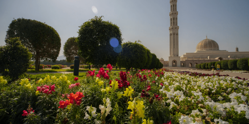 نمای بیرونی مسجد سلطان قابوس عمان