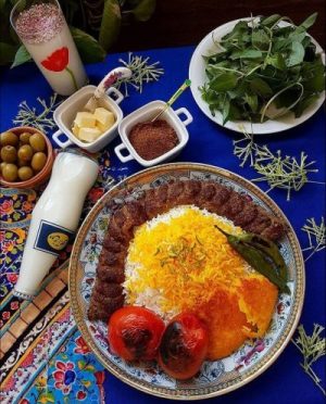 سرو چلوکباب ایرانی در رستوران‌های ایرانی در عمان